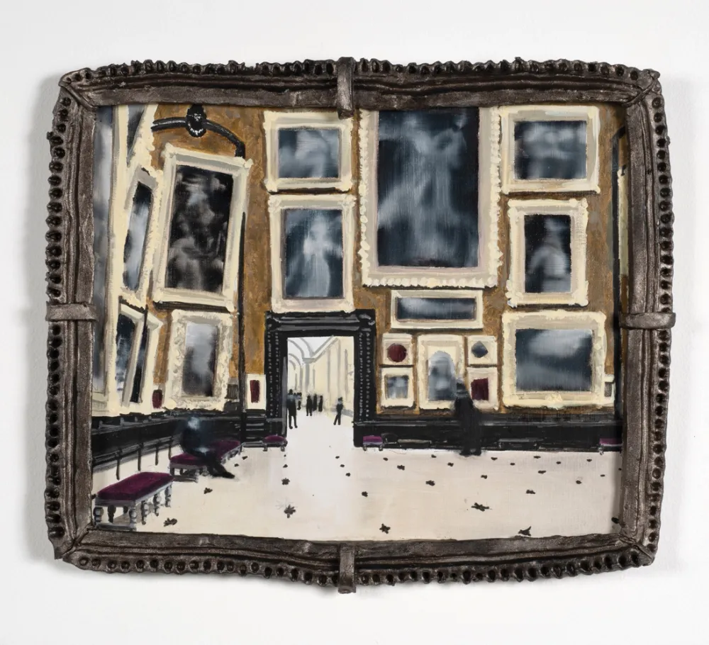 The viewing rooms – View of the Salon Carré
