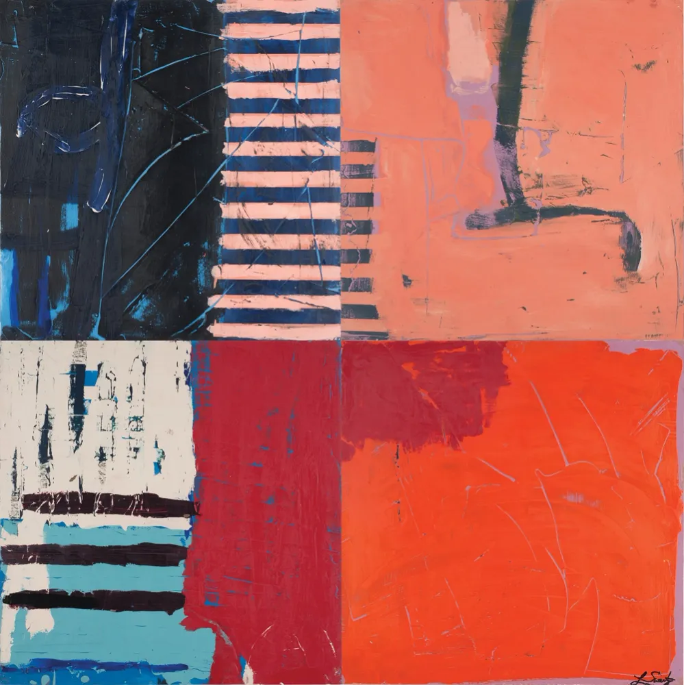 Red, Pink and Orange Contemplation 