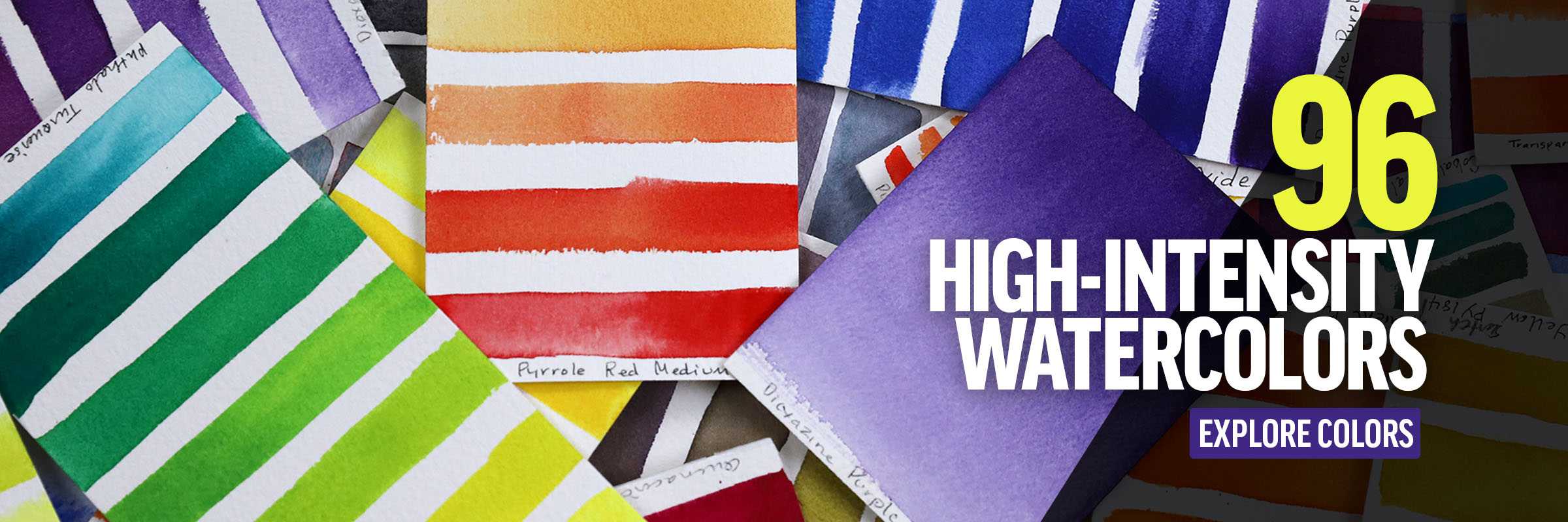 See all 96 colors in the Qor Watercolor line.