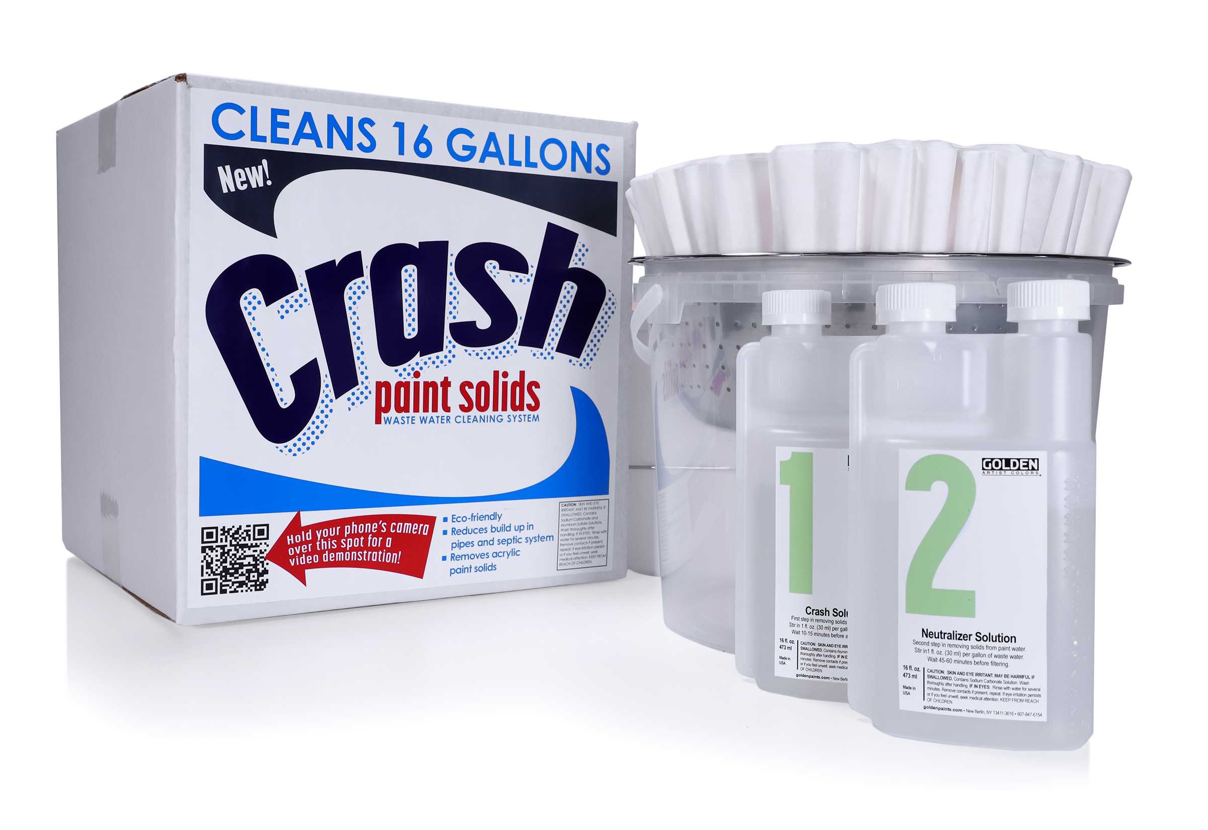 GOLDEN Develops Easy-to-Use Kit for Artists to Remove Paint Solids from Studio Waste Water