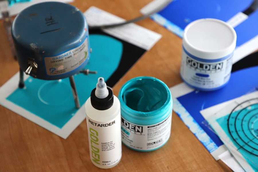 Acrylic Paint Drying Times by Brand