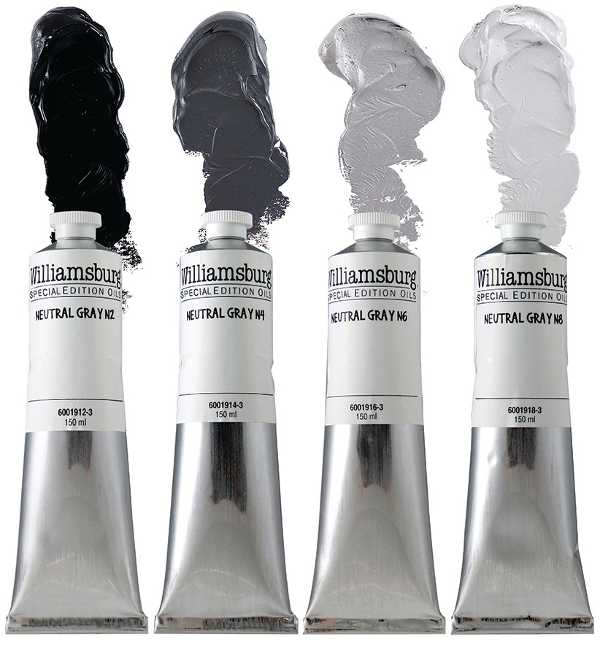 Williamsburg Handmade Oil Colors Launches Special Edition Neutral Grays!