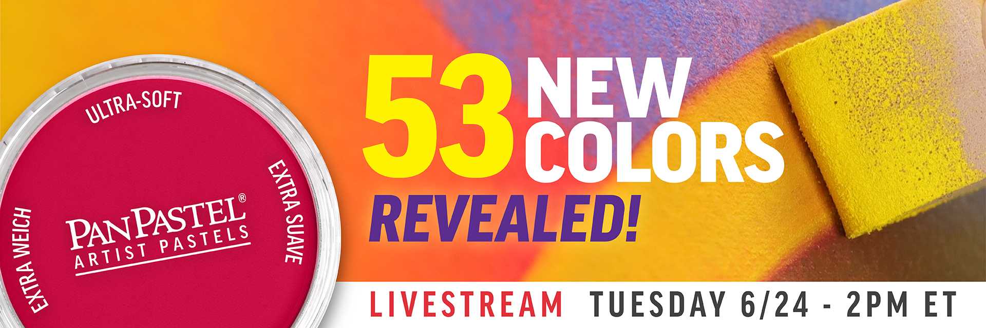 Join us for a PanPastel live stream event on Tuesday, June 24, 2025.
