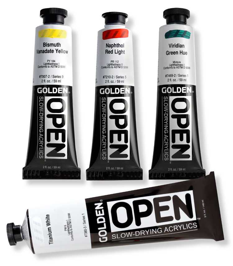 GOLDEN Gives Artists Opportunity to Expand Their Palette and Discover Something New with OPEN Acrylics Spring 2017 Free White Promotion
