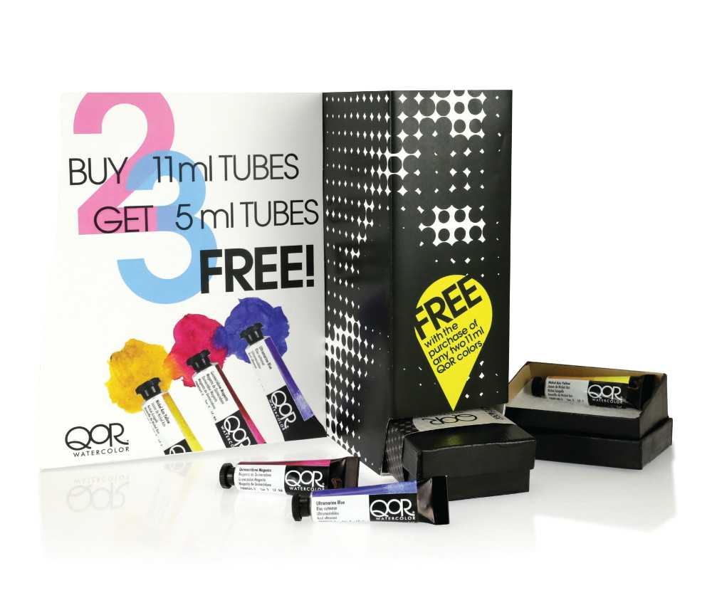 Artists Receive FREE QoR® Watercolor Sample Set, Expanding their Palette and Encouraging Experimentation