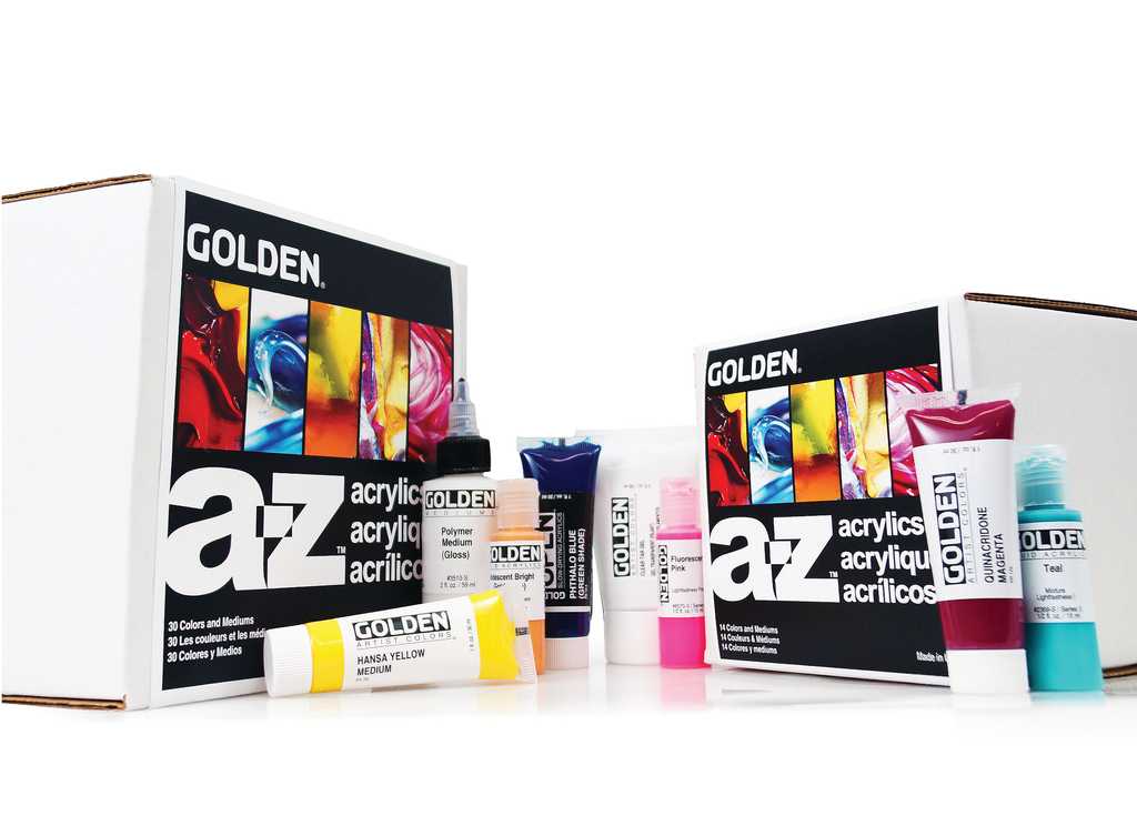 GOLDEN Introduces A-Z Acrylics Sets