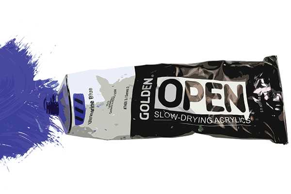 Golden® OPEN™ Slow-Drying Acrylics, 2oz.