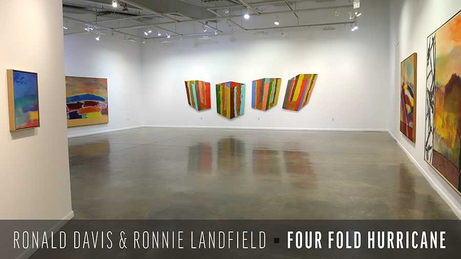 Four Fold Hurricane Exhibition Features Artwork by Ronnie Landfield & Ronald Davis