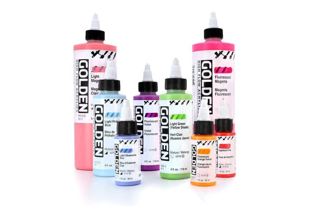 High Flow Acrylics Color Expansion Offers More Versatility and Unstoppable Color